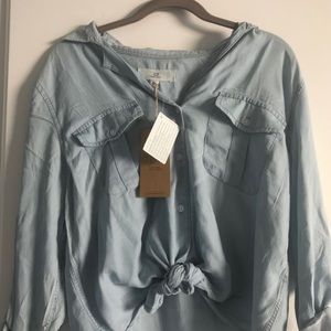 Denim blouse